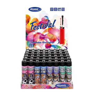 Feuerzeug Atomic Reibrad Cats /48er