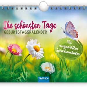 Geburtstagskalender - Die schönsten Tage
