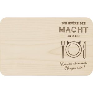 Holzbrettchen - Macht in mir