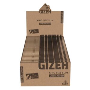 Zigarettenpapier - Gizeh Unbleached King Size Slim 50x34 Blatt