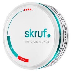 Skruf Ice White Chew Bags #4 17g Kautabak