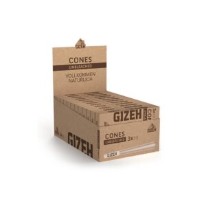 Gizeh Unbleached Cones  + Tip 24x3er