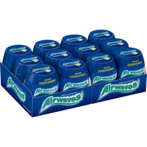 Wrigleys Airwaves Menthol & Eucalyptus ohne Zucker Dosen /12er Display