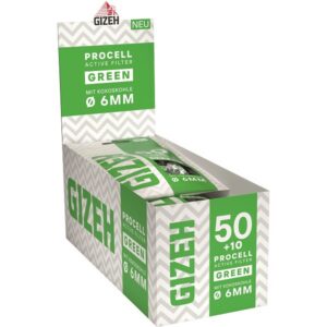 Gizeh ProCell Active Filter Green 6mm 10 Beutel à 60 Stück