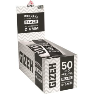 Gizeh ProCell Active Filter Black 6mm 10 Beutel à 60 Stück