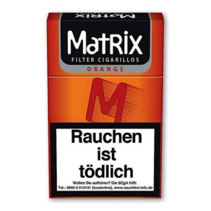 Matrix Orange Filter Cigarillos Naturdeckblatt /17er