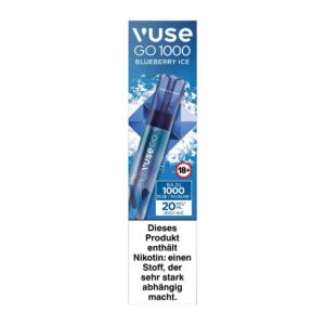 Vuse GO 1000 (Pen) E-Zigarette - Blueberry Ice 20mg
