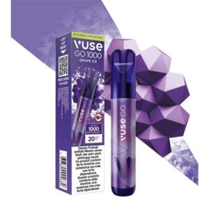 Vuse GO 1000 (Pen) E-Zigarette - Grape Ice 20mg