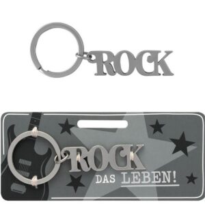 Wort-Schlüsselanhänger - Rock