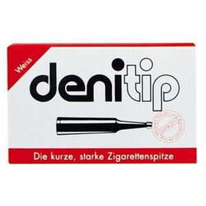 Denitip Zigarettenspitzen weiss/transparent