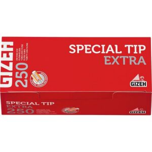 Hülsen Gizeh Special Tip Extra Rot 4x250