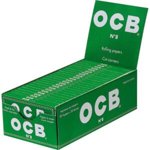 Zigarettenpapier - OCB No.8 grün 50x50 Blatt