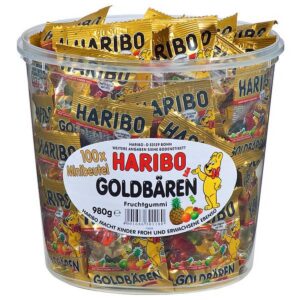Haribo Goldbären Minibeutel /100er Dose