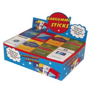 Kaugummi-Sticks mit Rauch / 24er Display