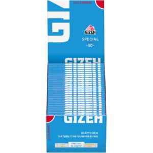 Zigarettenpapier - Gizeh Special Hellblau 50x50 Blatt