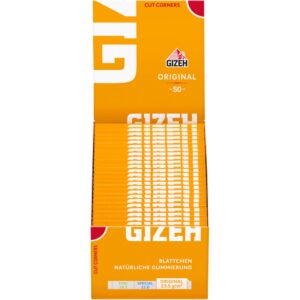 Zigarettenpapier - Gizeh Original Gelb 50x50 Blatt