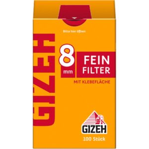 Gizeh Feinfilter 8mm 10 Packungen à 100Stk