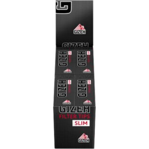 Gizeh Black Filter Tips Slim 24 Heftchen à 35