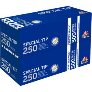 Hülsen Gizeh Special Tip Blau 2x250