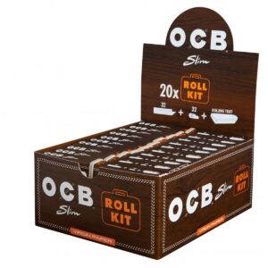 Zigarettenpapier - OCB Unbleached Slim Virgin Paper Roll Kit