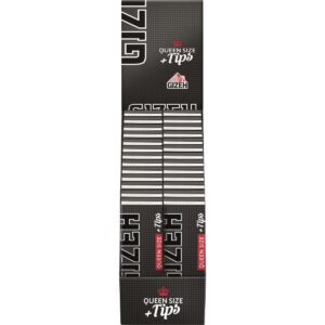 Zigarettenpapier - Gizeh Black Queen Size + Tips 26x50 Blatt