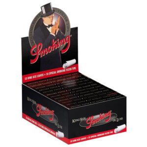 Zigarettenpapier - Smoking King Size Deluxe + Filter Tips 24x33