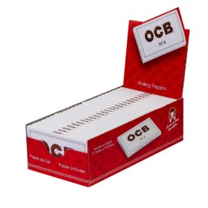 Zigarettenpapier - OCB weiß kurz No. 4 25x100 Blatt