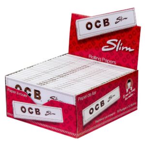 Zigarettenpapier - OCB weiß long slim 50x32 Blatt