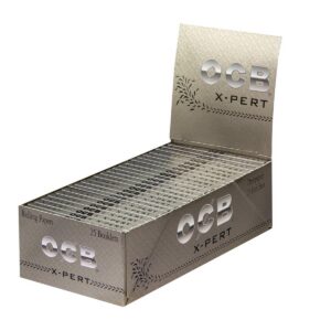 Zigarettenpapier - OCB X-PERT Silber kurz 25x100 Blatt