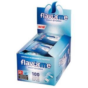 The King Mint Storm FlavorMe Filter 20x100er