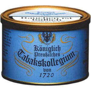 Königlich Preußisches Tabakskollegium 1720 blau Dose /100g
