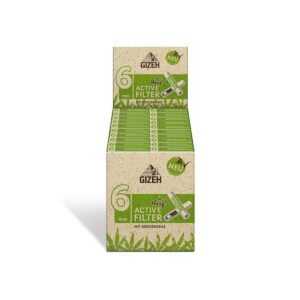 Gizeh Hanf Active Filter 6mm 20 Packungen à 10