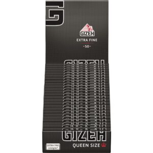 Zigarettenpapier - Gizeh Black Extra Fine Queen Size 25x50 Blatt
