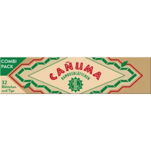 Zigarettenpapier - Canuma King Size Slim + Tips 24x32 Blatt