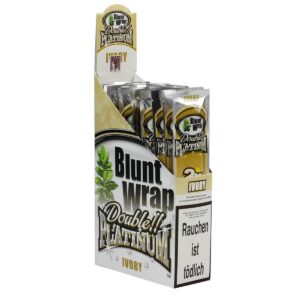 Blunt Wraps - Ivory 25x2 Blunts (French Vanilla)