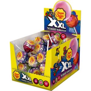 Chupa Chups XXL Lutscher + Kaugummi / 25er Display