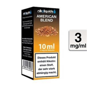 Niko Liquids - American Blend 3mg