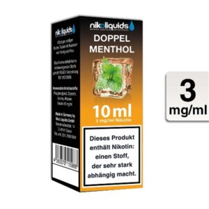 Niko Liquids - Doppel Menthol 3mg