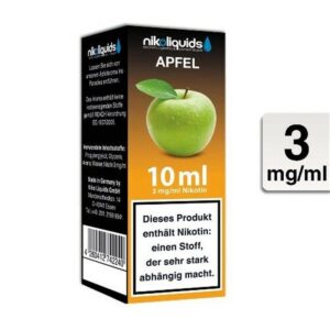 Niko Liquids - Apfel 3mg
