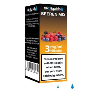 Niko Liquids - Beeren Mix 3mg