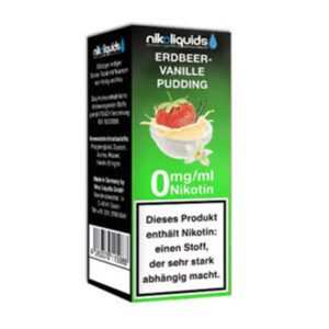 Niko Liquids - Erdbeer-Vanillepudding 0mg