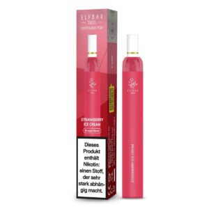 Elfbar T600 E-Shisha - Strawberry Ice Cream 20mg