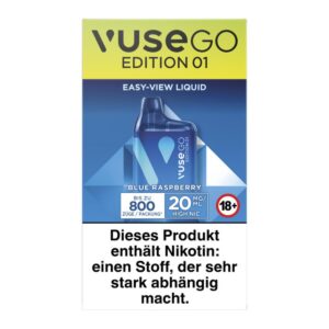 Vuse GO 800 (Box) E-Zigarette - Blue Raspberry 20mg