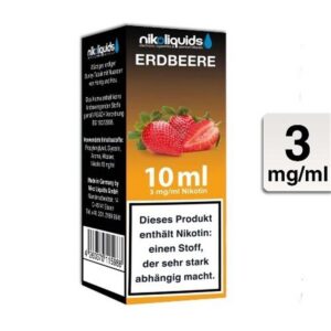 Niko Liquids - Erdbeere 3mg