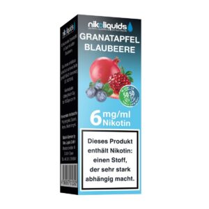 Niko Liquids - Granatapfel Blaubeere 6mg