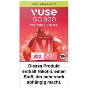 Vuse GO 800 (Box) E-Zigarette - Watermelon Ice 20mg