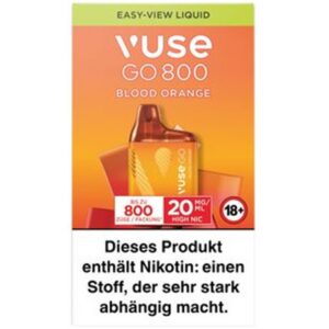 Vuse GO 800 (Box) E-Zigarette - Blood Orange 20mg