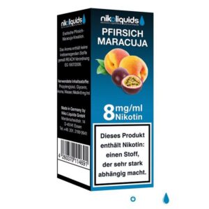 Niko Liquids - Pfirsich-Maracuja 8mg
