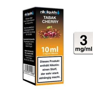 Niko Liquids - Tabak Cherry 3mg