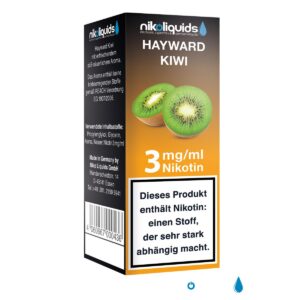 Niko Liquids - Hayward Kiwi 3mg